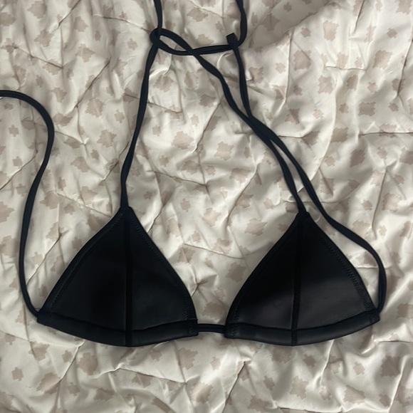 Triangl black neoprene bikini size x small - Picture 2 of 4